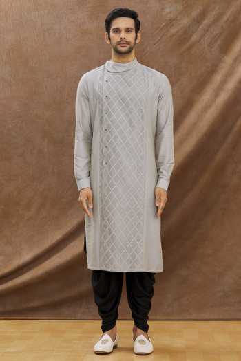 Olive Mist Pintuck Kurta