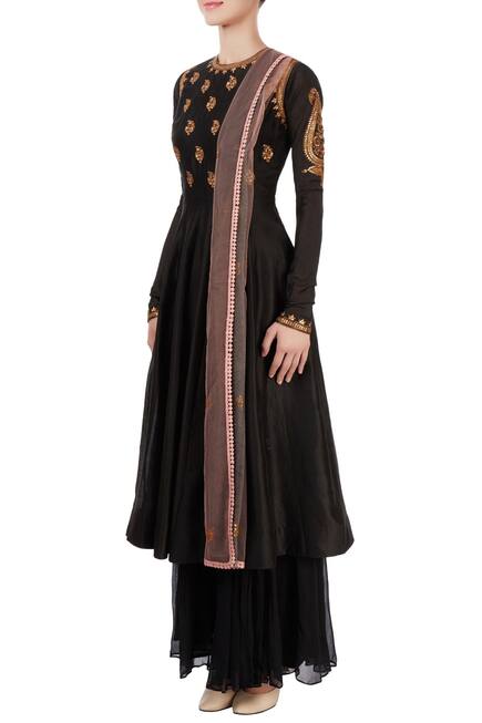 black colour ka sharara