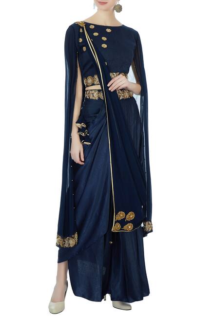 draped saree skirt