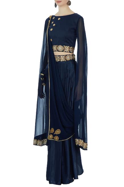 draped saree skirt