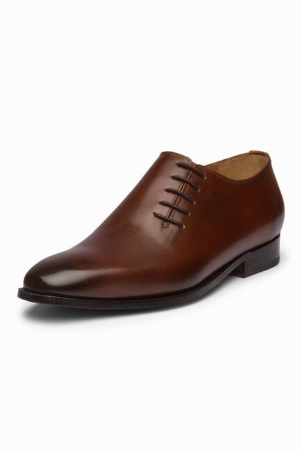 Side Lace Detailed Oxford Shoes