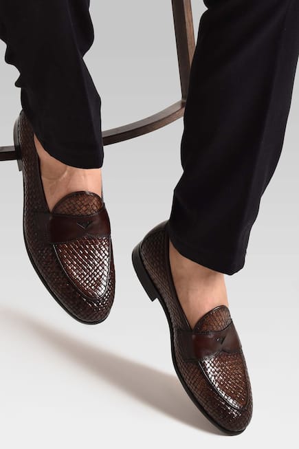 Handwoven Penny Loafers