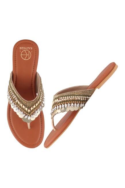 Gigi Sequin Embellished Sandals