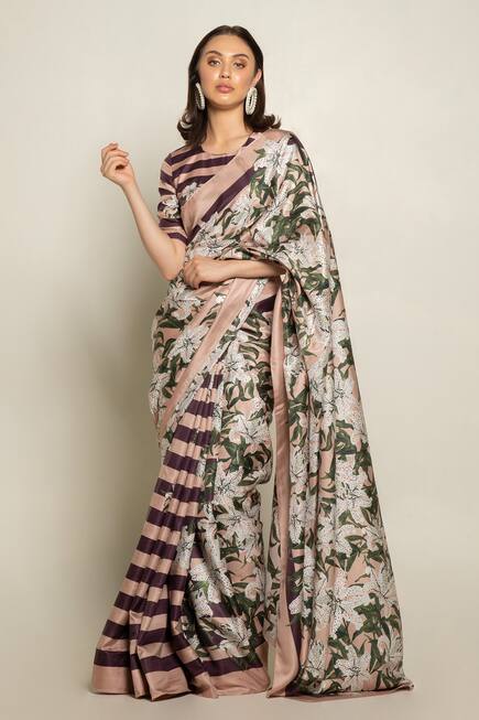 Printed Saree with Blouse