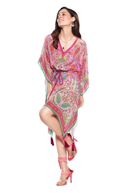 Printed Kaftan Dress