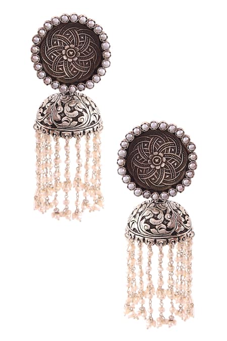 Wholesale Oxidised Earrings  Indian Oxidized Silver Earrings