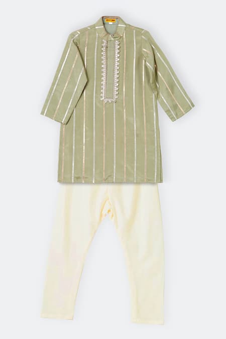 Shruti Jalan Gota Work Kurta Pant Set 