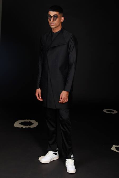 Antar Agni French Knot Embroidered Waistcoat 