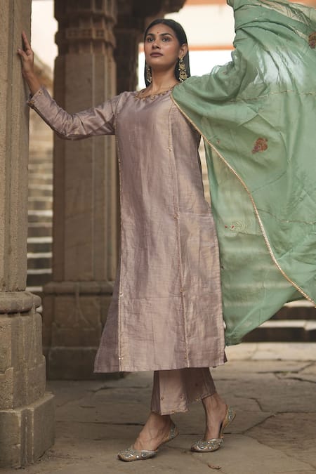 Sagaa by Vanita Silk Kurta set 