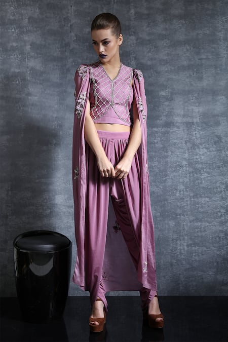 Light Blue Wrap Top Palazzo Pant Set | Shloka Khialani | Stylish dress  designs, Indian designer outfits, Clothes design