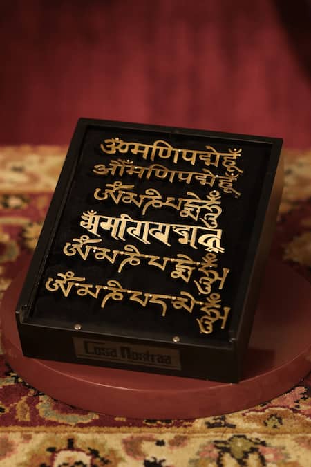 Cosa Nostraa_Gold The Jewel Brass Brooch Set Of 6 _Online_at_Aza_Fashions