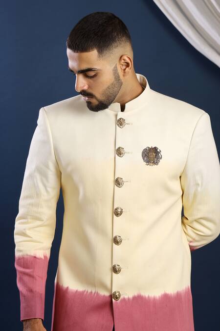 Buy_Cosa Nostraa_Black Power Eagle Brass Craved Brooch_Online_at_Aza_Fashions