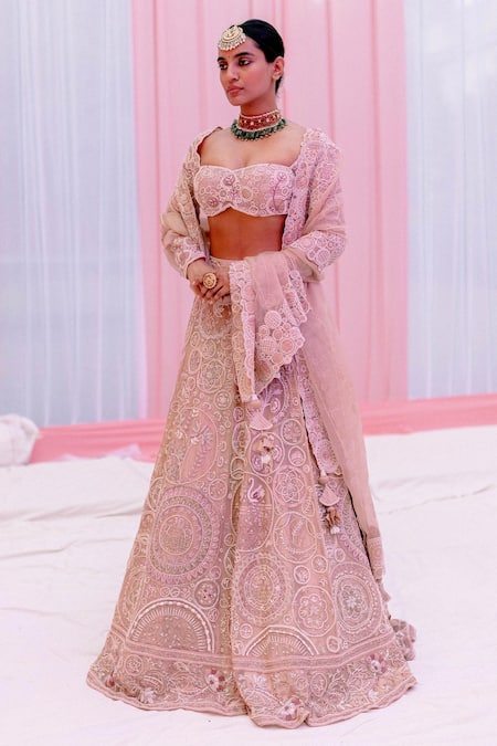 Megha Bansal Ahana Embroidered Bridal Lehenga Set 