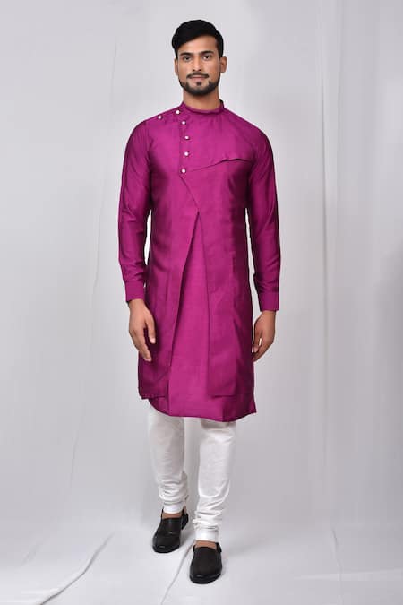 Arihant Rai Sinha Band Collar Kurta Set 