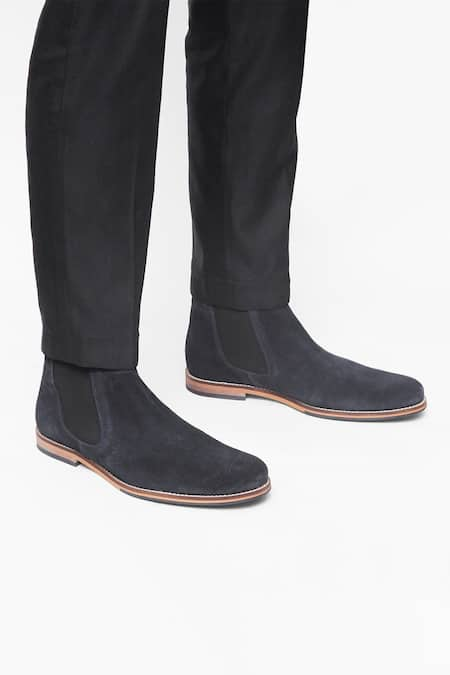 Hats Off Accessories Suede Leather Chelsea Boots 