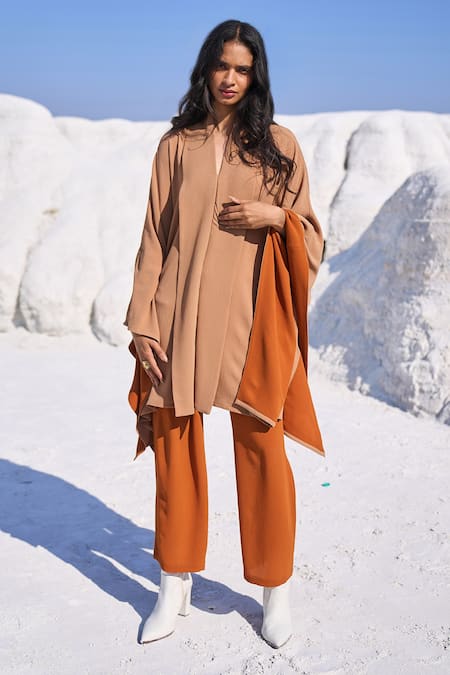 Dash and Dot Kaftan Sleeve Longline Top & Pant Set 