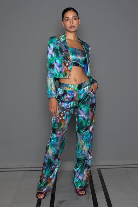 Redefine Azura Print Straight Fit Pants 