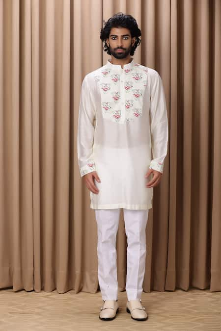 Ankit V Kapoor Noor Floral Print Short Kurta Set 