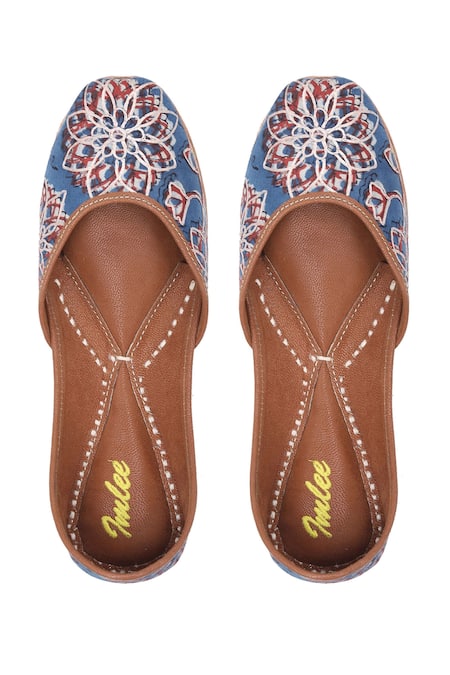 Imlee Jaipur Flower Print Juttis 