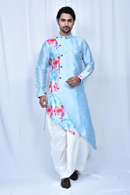 Arihant Rai Sinha Printed Panelled Kurta Dhoti Pant Set 