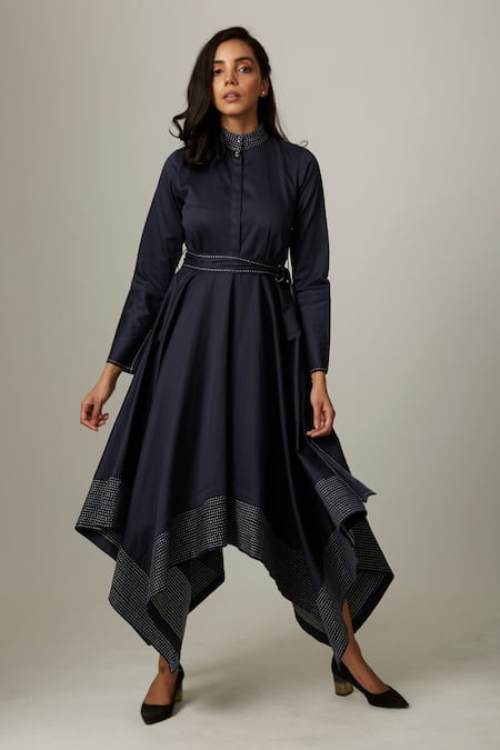 Escape By Aishwarya Handkerchief Dress With Belt 