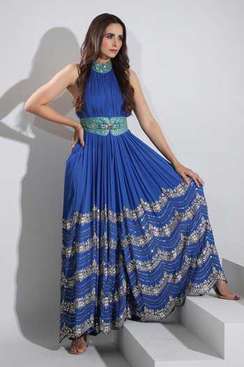 Pallavi Jaipur Scallop Embroidered Jumpsuit 