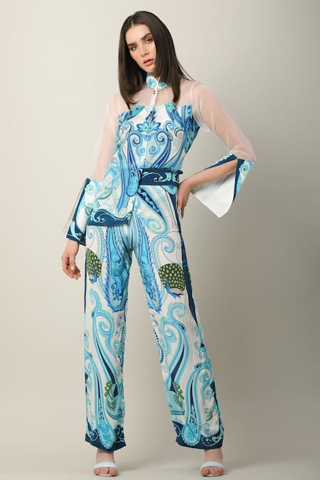 Limerick by Abirr N' Nanki Olidiya Paisley Print Shirt 