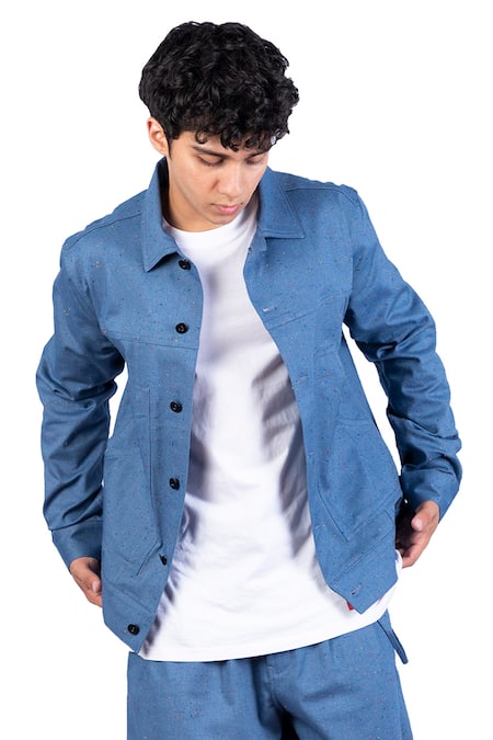 Theorem Explora Melange Denim Jacket 