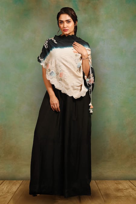 Garo Embroidered Off-Shoulder Top & Jumpsuit 