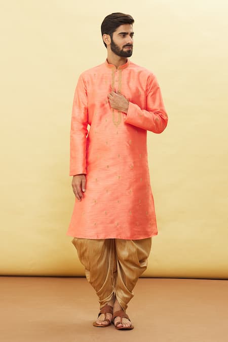 Arihant Rai Sinha Bloom Embroidered Kurta & Dhoti Pant Set 