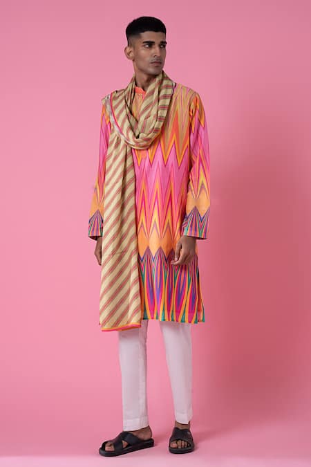 Siddhartha Bansal Striped Stole 