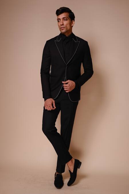 Tisa - Men Stitchline Embroidered Tuxedo Set 