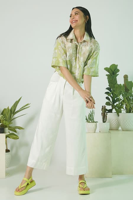 Ekastories Cotton Enthral Print Shirt & Pant Set 