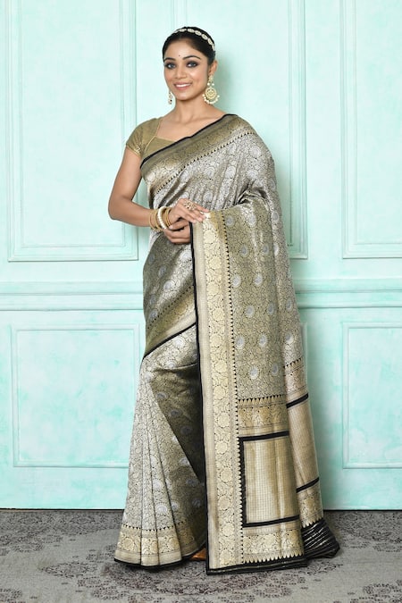 Pinki Sinha Handwoven Pure Silk Banarasi Saree 