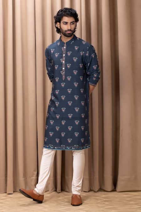 Ankit V Kapoor Noor Floral Print Kurta Set 