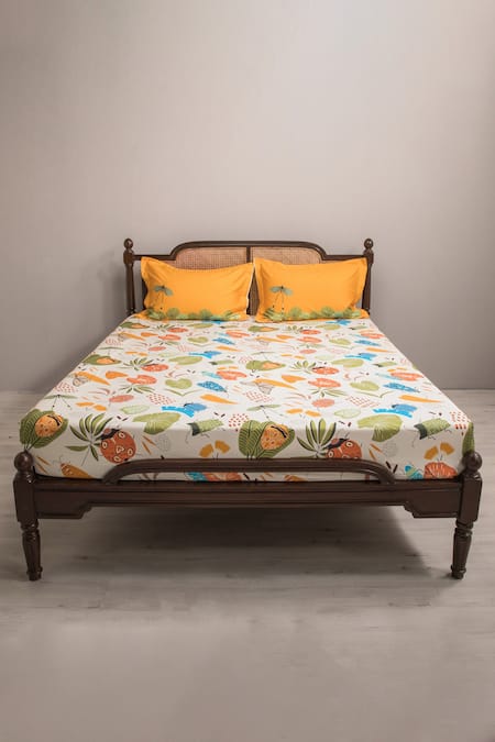 Kyoona The Forest of Adventures Pattern Cotton Bedsheet Set 