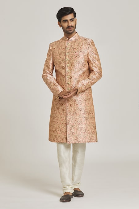 Samyukta Singhania Floral Print Sherwani Set 