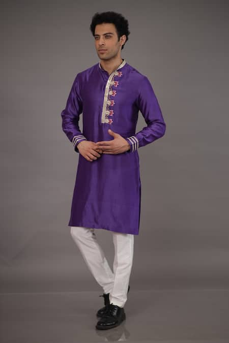 Para Hand Embroidered Kurta & Pant Set 