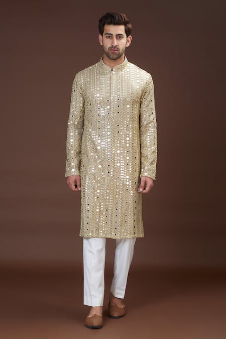 Kasbah Mirror Embroidered Kurta Set 