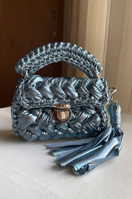 Bijit Metallic Textured Potli 