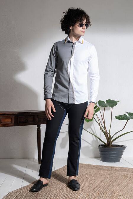 Abkasa White Cotton Metropolitan Shirt