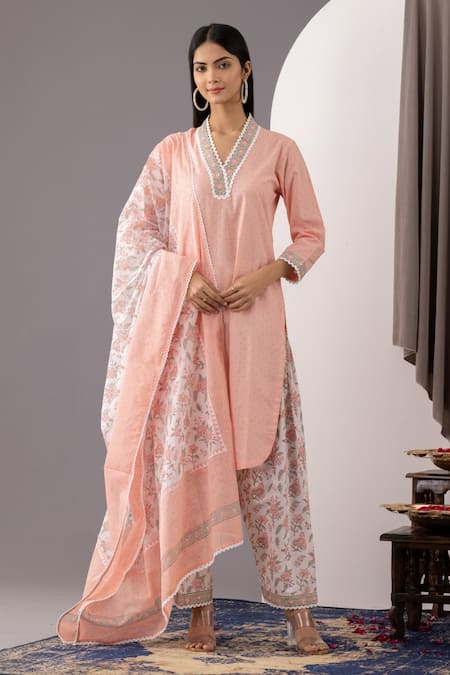 Abbaran Printed Kurta Set 