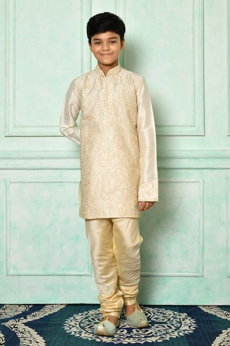 Arihant Rai Sinha Embroidered Paisley Patterned Kurta 