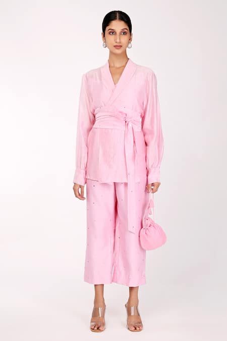 Komal Shah Embroidered Pant Set 