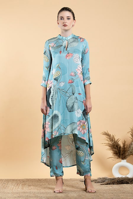 Divi by sonal khandelwal Nelumbo Printed Tunic & Pant Set 