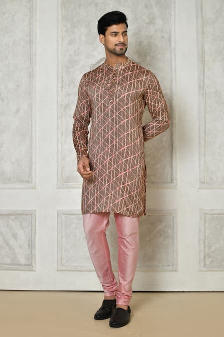 Samyukta Singhania Geometric Print Short Kurta 