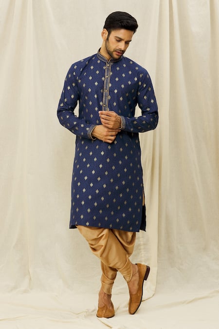 Aryavir Malhotra Digital Motif Print Kurta 