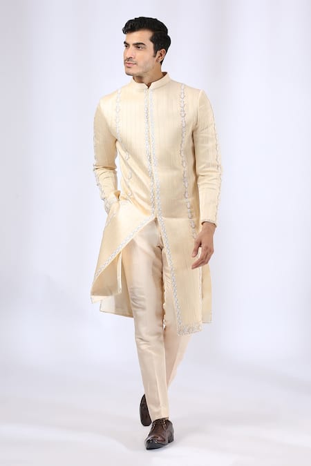 Neha Gursahani Thread Embroidered Sherwani Set 