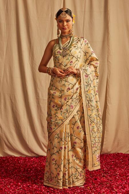 Buy online Yellow Art Silk Nauvari Saree from ethnic wear for Women by  Kalapuri for ₹3700 at 0% off | 2024 Limeroad.com