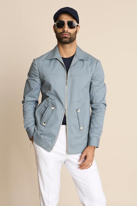 Mens sale zip shacket